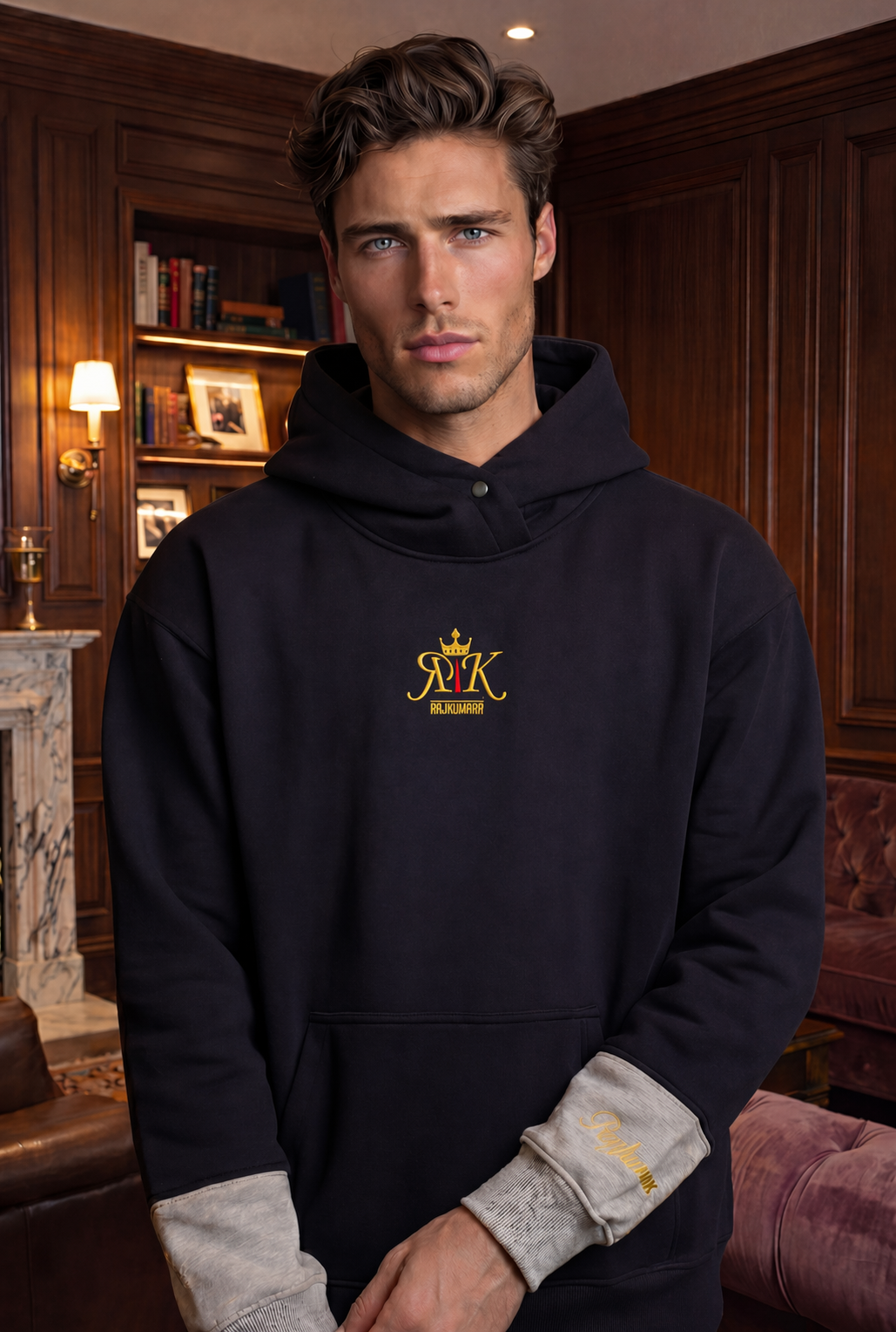 Rajkumarr Oversized Hoodie - Black