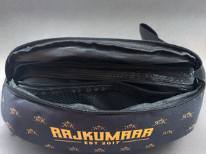 Rajkumarr black waist bag streetwear crossbody